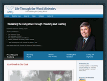 Tablet Screenshot of lifethroughtheword.org